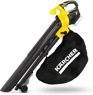 Kärcher 18 V Soplador Aspirador BLV 18-200 Battery, función de trituración, Velocidad de Aire: 200 km/h, Volumen de Bolsa: 45 l, Peso: 3,5 kg, Compatible con batería 18 V, batería no Incl.